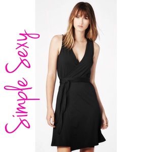 Sleeveless Wrap Dress